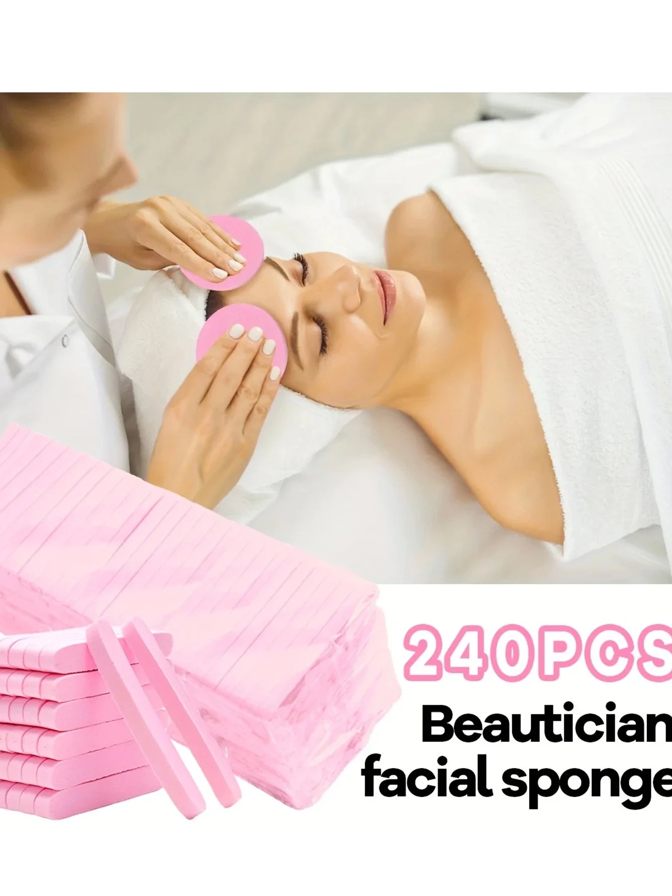 Facial Sponges Compressed Washing Face Sponge Pads Exfoliating Masks Qme