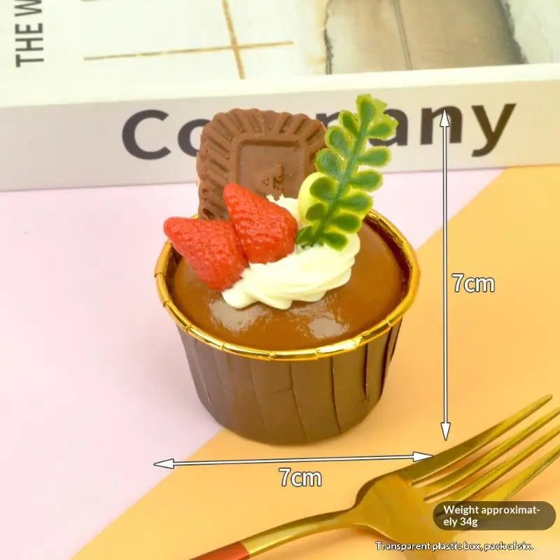 1pcs Fake Cake Soft Flavor Cake Model Simulation Props Food Model Cabinet Decoration Wedding Props Scale Model Decoration Qme A5
