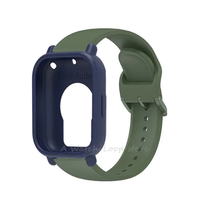 Silicone Case Strap Redmi Watch 5 Lite Active Repacement Bracelet