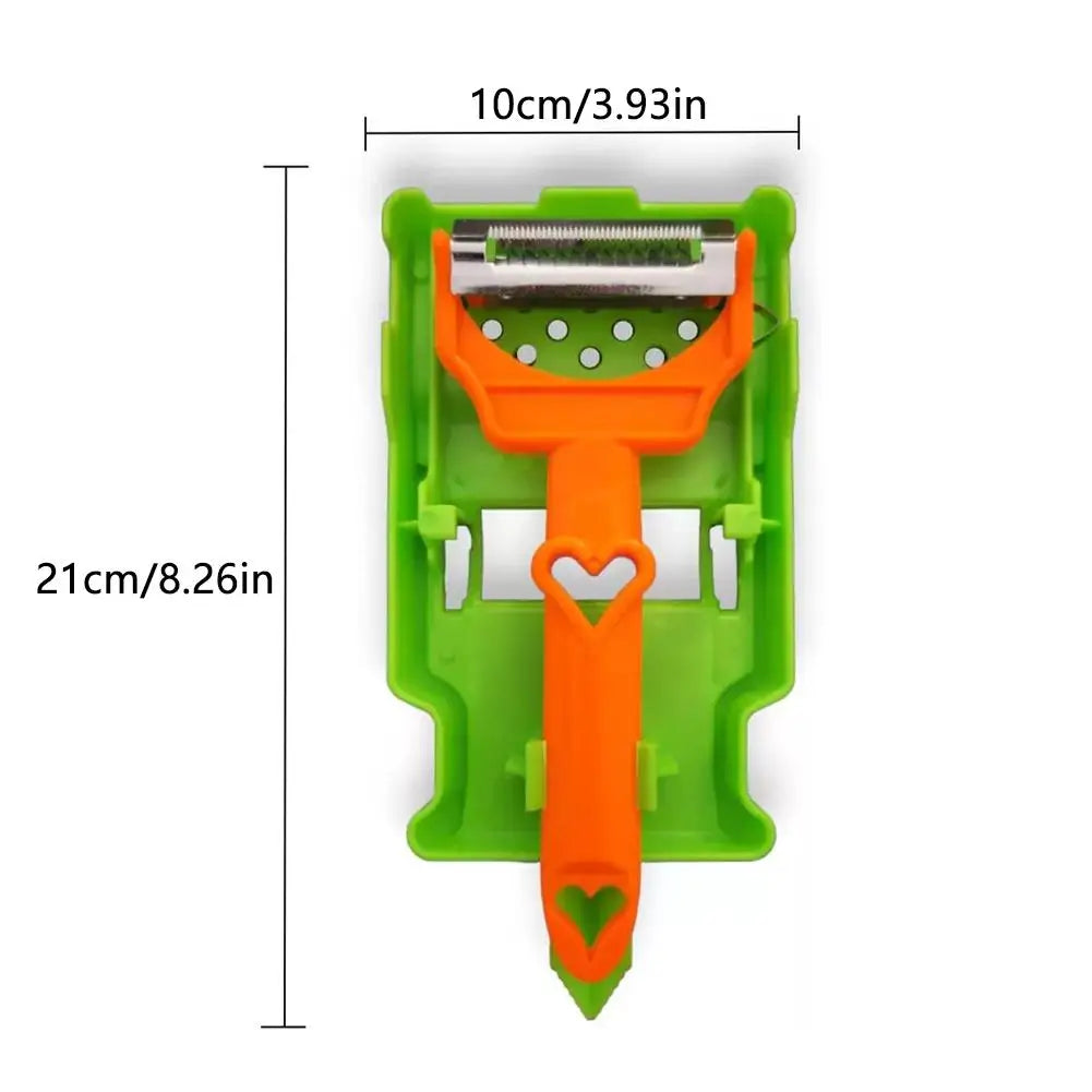 NEW Multi functional Peeler Fruit Vegetable Peeler Stainless Steel Easy To Clean Kitchen Peeling Tool Carrots Potato Orange Qme