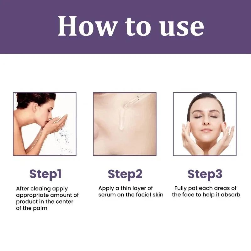 Facial Retinol Serum Whitening Moisturizing Fade Fine Lines Reduce Wrinkle Lift Firm Rejuvenate Your Face Korean Cosmetics 30ml Qme