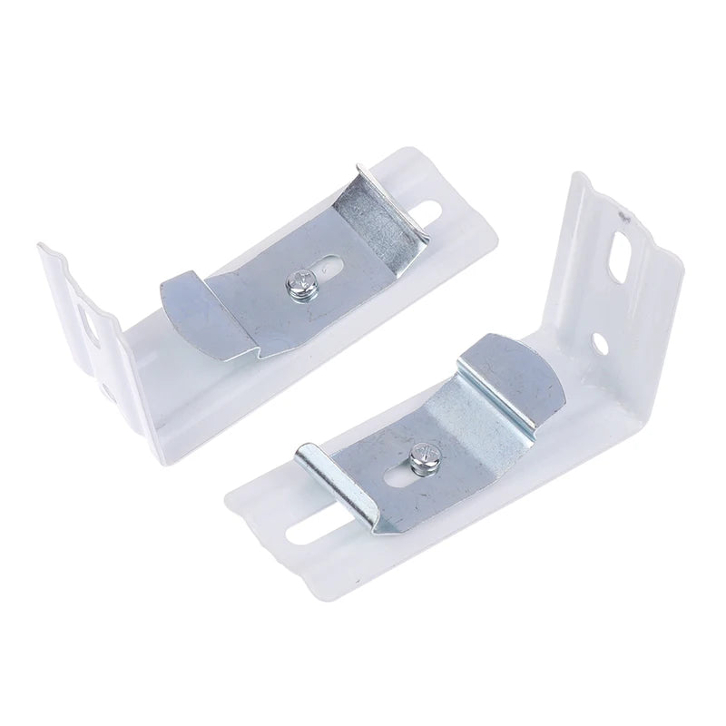 1/2Pcs 3Inch Vertical Blind Bracket Clips Metal Roller Shutter Pull Curtain Fixing Mounting Holder Accessories Qme