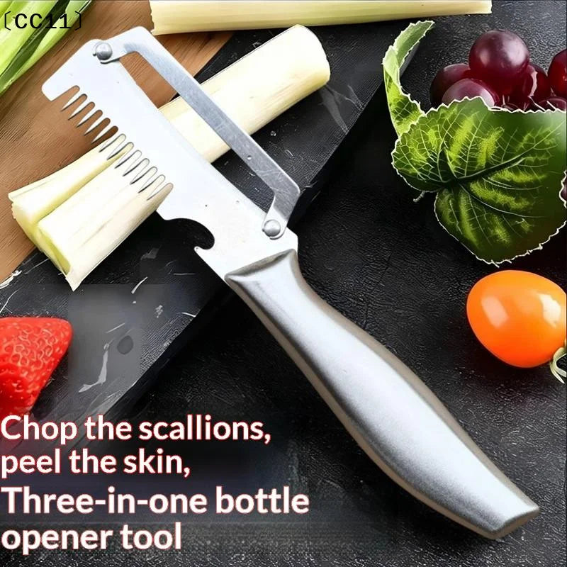 Stainless Steel Peeler Bottle Opener Blade Labor Saving Design Home Qme Default Title
