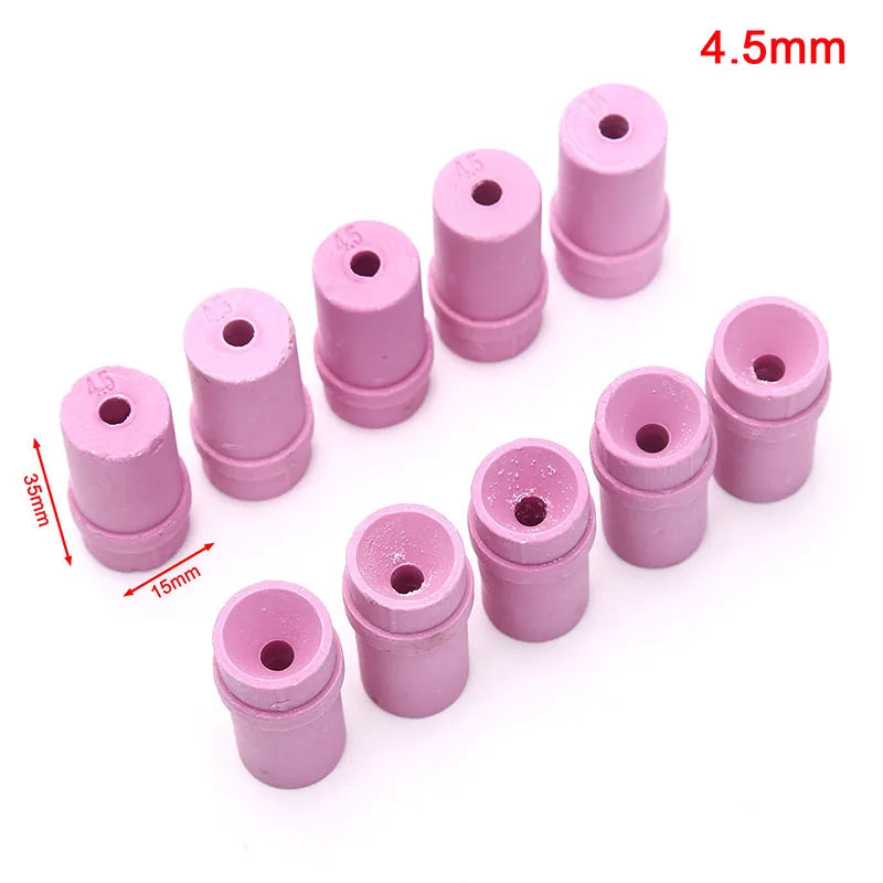 10Pcs Ceramic Sandblast Nozzle Air Sandblaster Tips For Pneumatic Blasting Tools. Qme 4.5mm