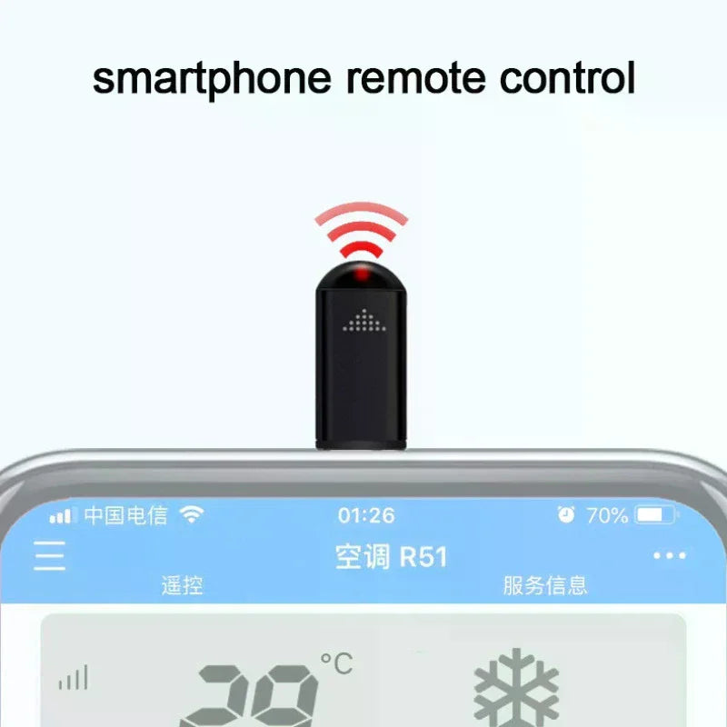 Smart Phone Infrared Transmitter Universal Mini Remote Controller Qme