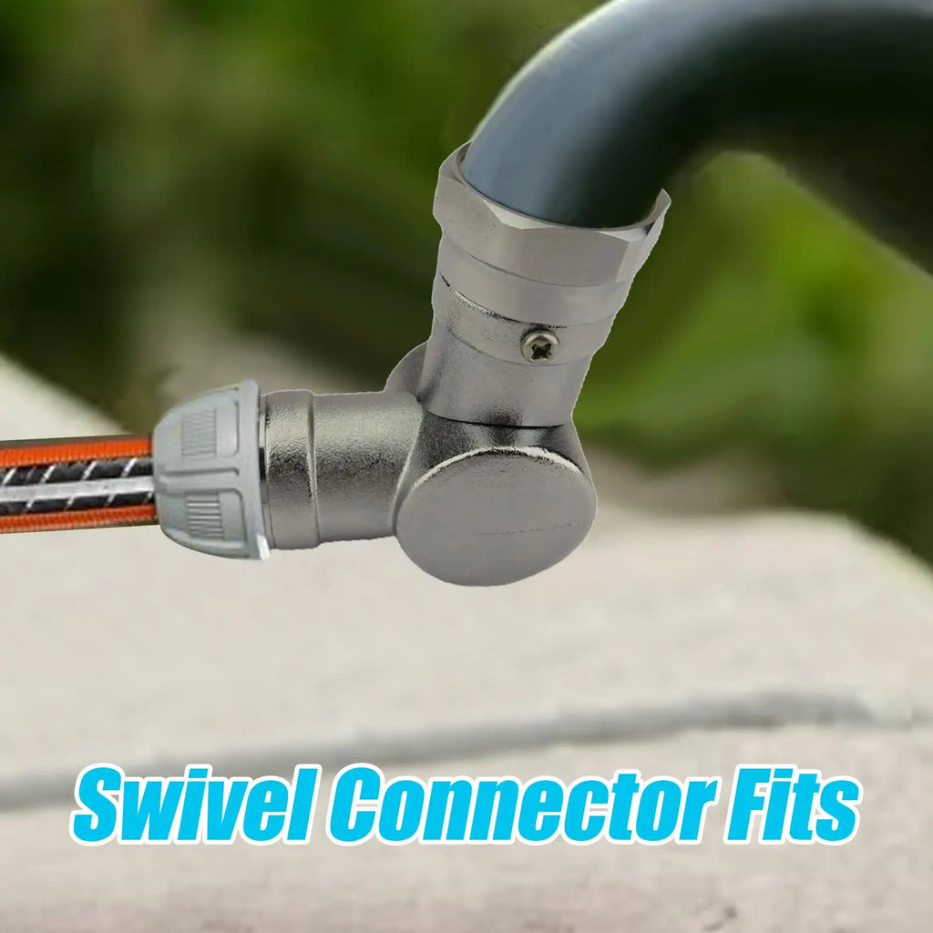 Water Hose Swivel 180 And 360 Degree Rotating Hose Adapter Adjustable Pipe Fittings For Pool Maintenance Driveway Washing Garden Qme