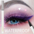Purple Fine Liquid Eyeliner Long Lasting Eye Pen Waterproof Qme 08