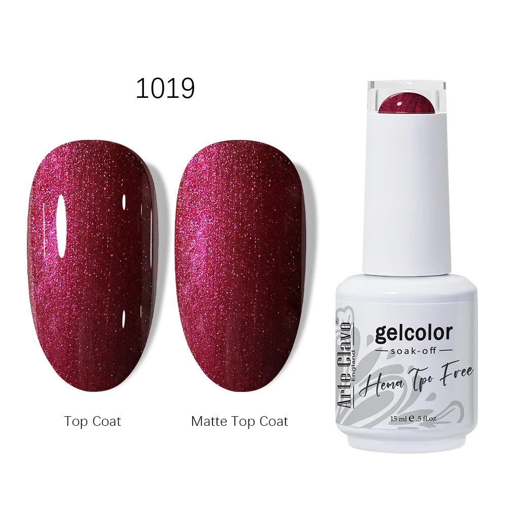 Arte Clavo Red Series Gel HEMA TPO Nail Polish Winter Dark Art