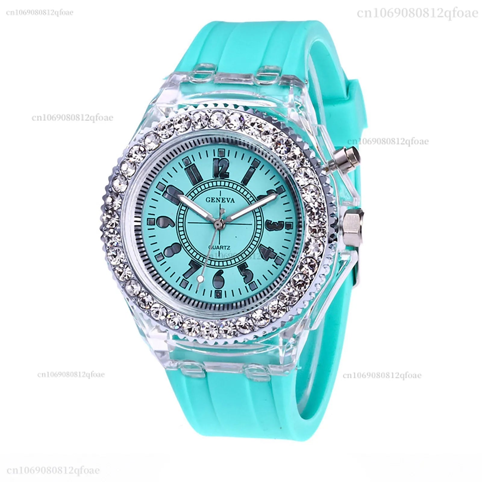 2026 Luminous Colorful LED Luminous Watch for Male and Female Students, Fluorescent Quartz Hand for Male and Female Students Qme LGN