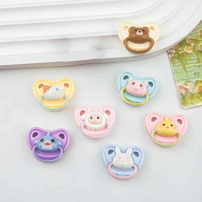 Lovely Mini Doll Pacifier Play House Supplies Dummy Nipples Baby Qme
