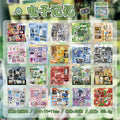 20/40pcs Die-Cut Sticker Book - Japanese Food & Dessert Vintage Showa Style，Glitter Matte Finish，School Stationery supplies Qme D