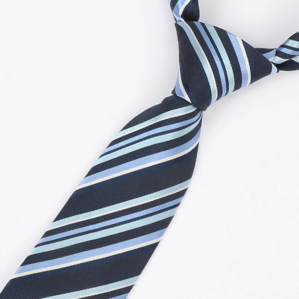 100 Silk Tie Striped Necktie Classic Plaid Ties Men Grey Beige Blue Qme RT7