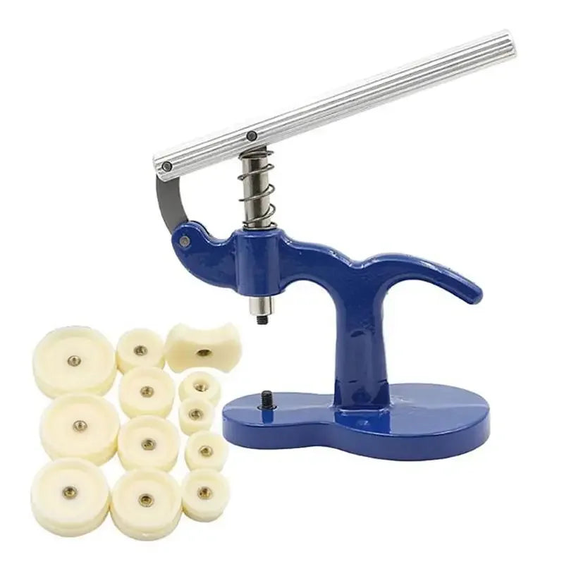 Watch Back Press Tool Set Nylon Prevent Slip Fitting Dies Nylon Watch Case Closer Watch Repair Tool Kit for Watchmaker 12pcs Qme 0053