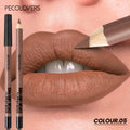 Matte Lip Liner Pencil Multiple Red Brown Tones Lipstick Pen Define Qme 05