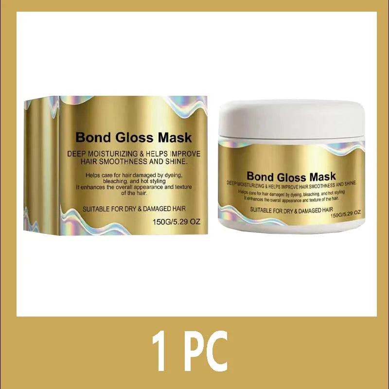 Deep Repair Hair Mask for Dry Damaged Hair Moisturizing Keratin Treatment Cream Smooth Frizz Control Conditioner Nourishing Qme 1PC
