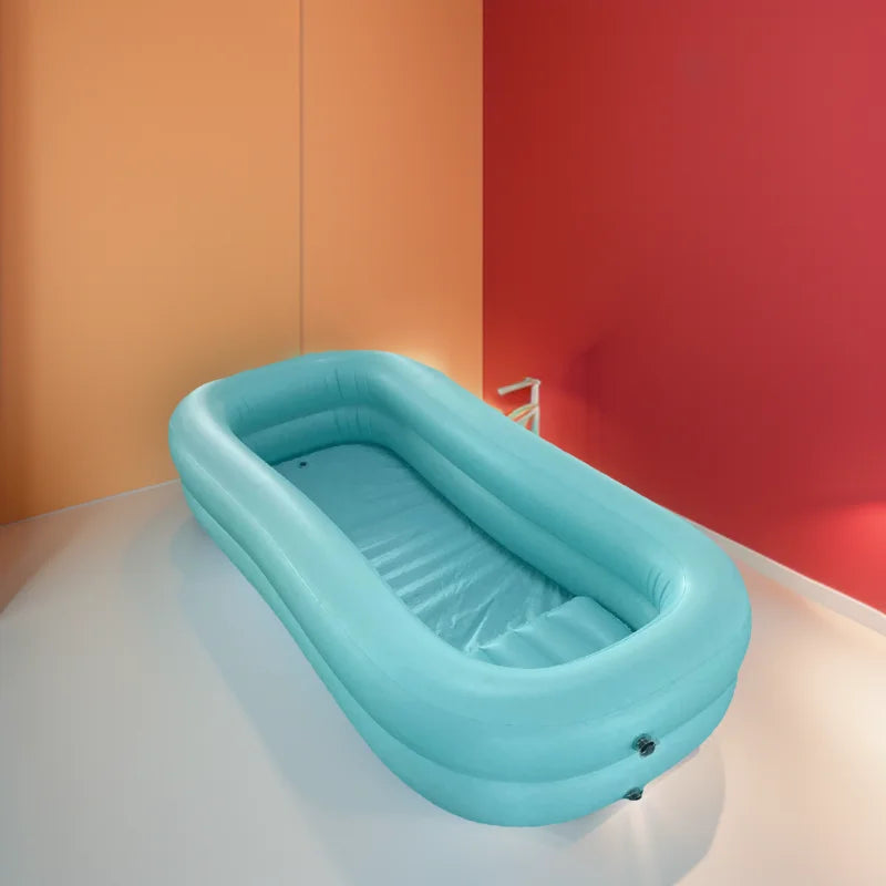 PVC inflatable bathtub for home medical care, environmentally friendly portable medical care, patient-specific bathing pool Qme