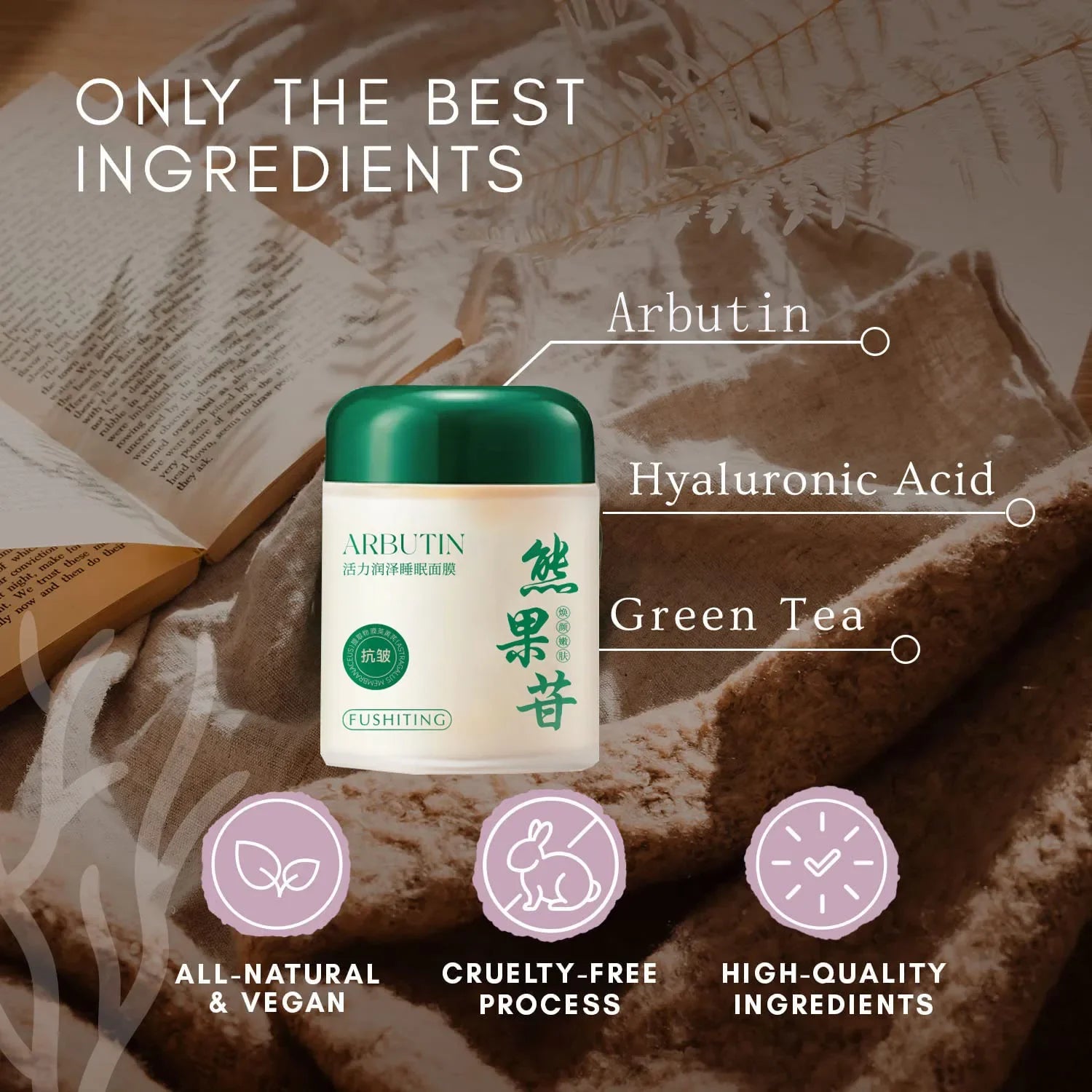Arbutin Good Night Frozen Film Face Care Moisturizing Hydrating Qme
