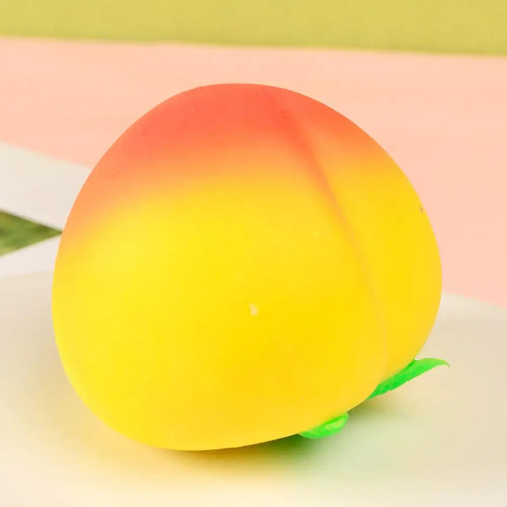 Peach Shaped Stress Balls Squishy Fruit Toys Slow Rising Antistress Qme