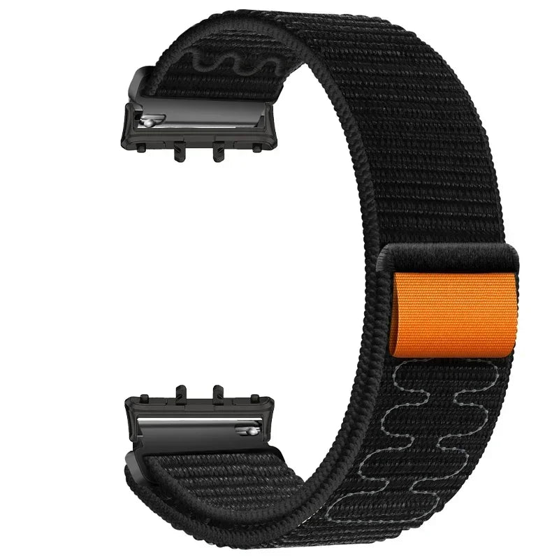 Nylon Loop Strap for Samsung Galaxy Fit 3 Adjustable Elastic Bracelet Watchband for iWatch Samsung Galaxy Fit3 Band Accessories Qme BDB Galaxy Watch Fit 3
