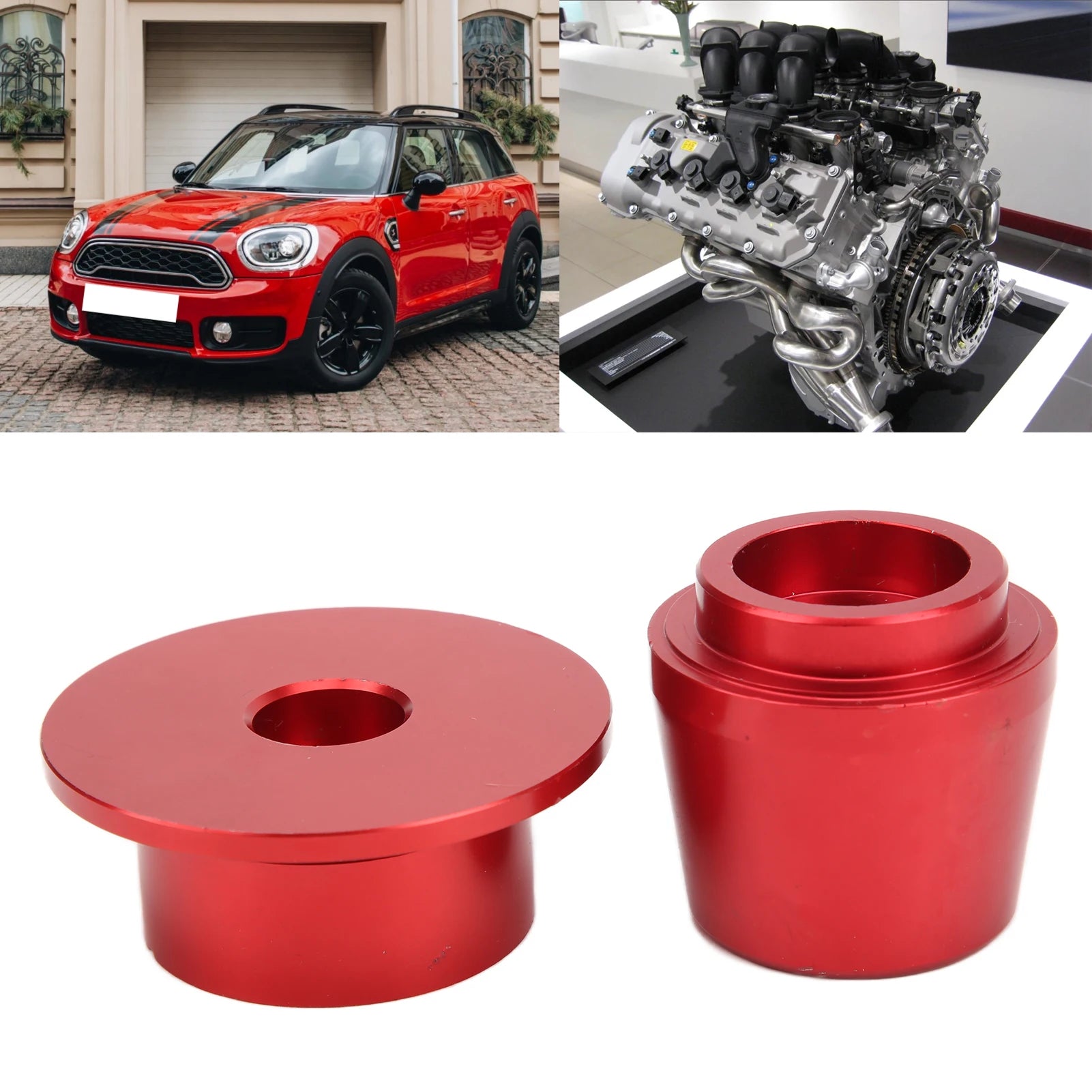 2357900 Front Crankshaft Cover Alignment Tool Steel Red 2357900 Replacement for 2 Series Car Repairing Tool Qme