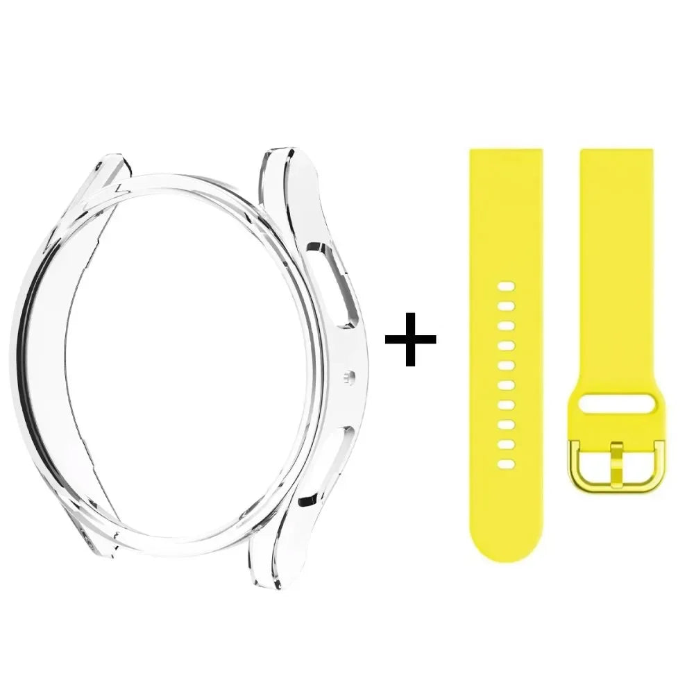 Strap+case Samsung Galaxy Watch 6 5 4 Hollow Bumper Classic Band+cover