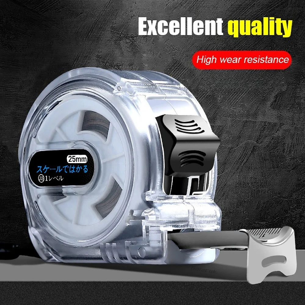 3/5/7.5/10M Steel Tape High-precision Wear-resistant Ranging Tool Measure Measuring Tape Retractable Buffer Design Tape Measure Qme