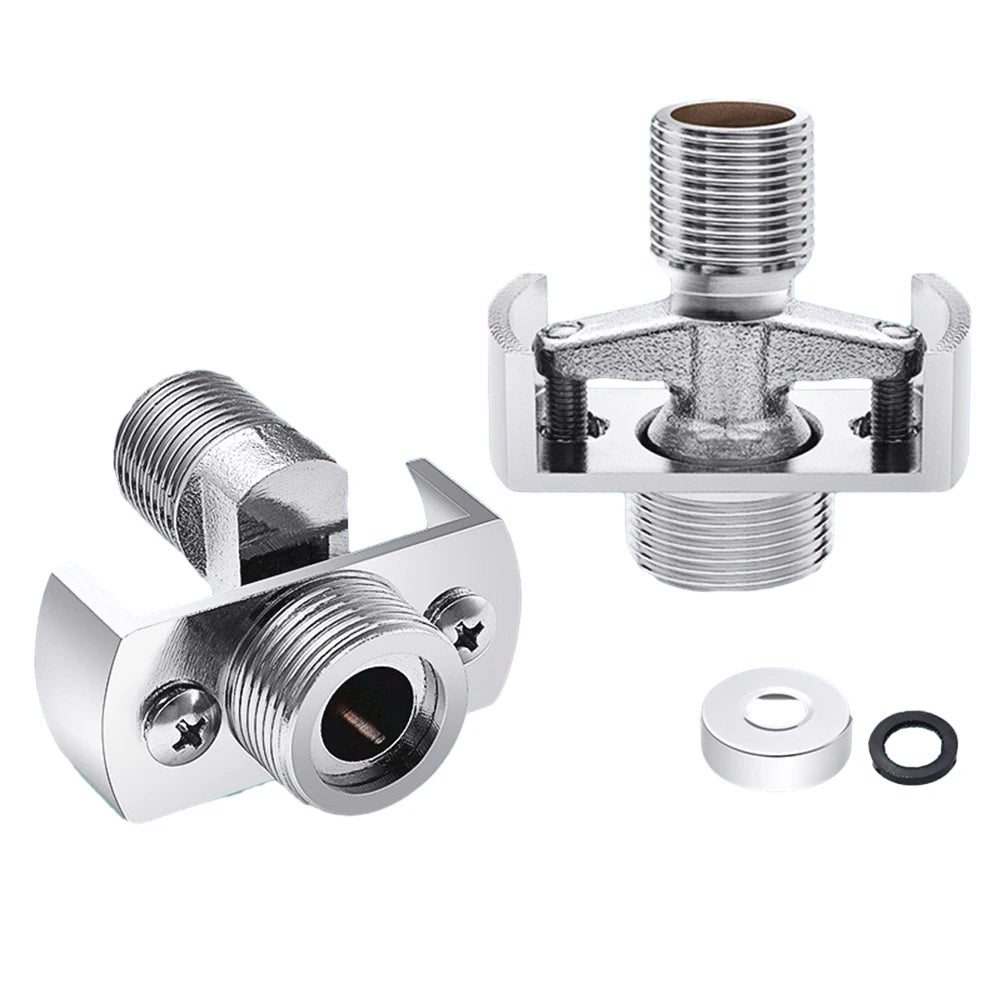 40Degree Adjustable Faucet Tap Adapter Angled Curved Foot Eccentric Qme