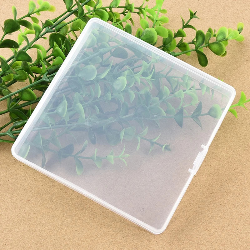 Square Transparent Packing Box Dustproof Durable ID Card Parts Qme