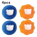 4-pack Random Sponge Laundry Ball Cleaning Qme MULTI