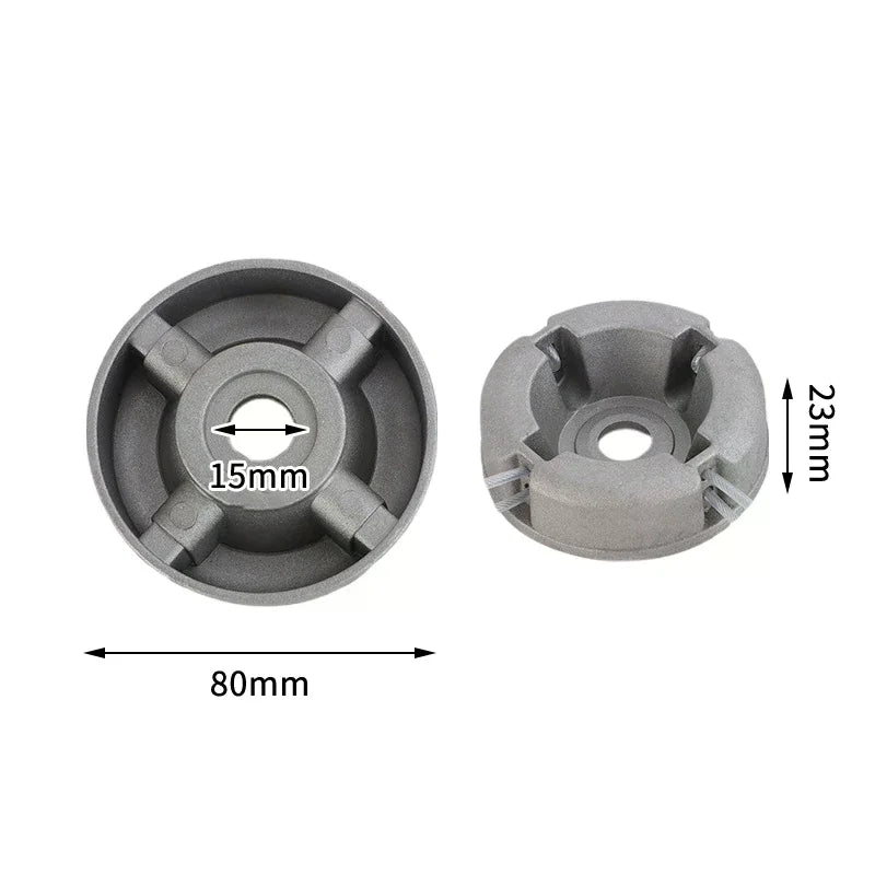 Universal Aluminum Alloy Lawn Mower Head With Nylon Steel Lawn Mowing Line Lawn Mower Replacement Parts Qme