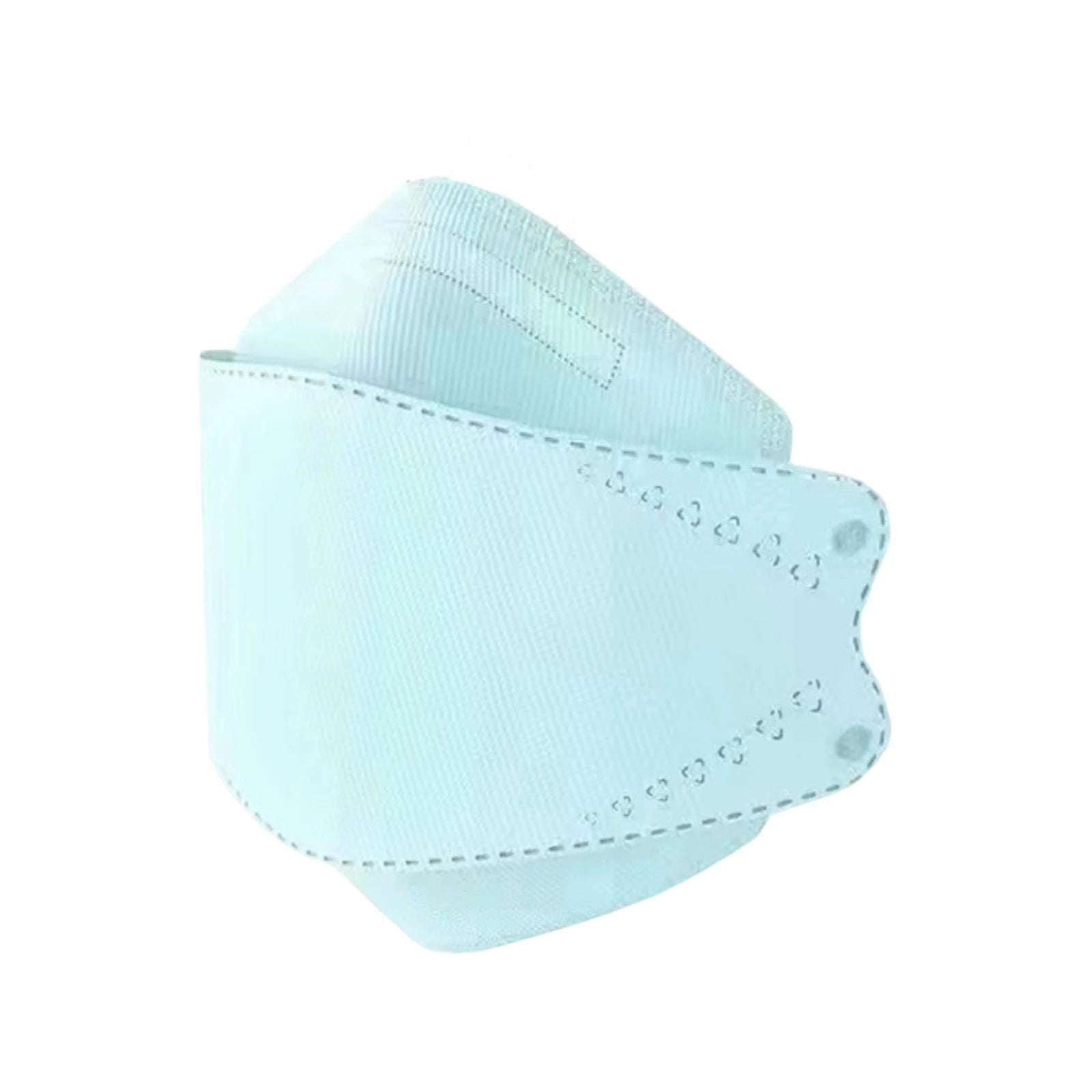 Solid Protective Anti Dust Casaul Mask Mouth Mascarillas Adult Disposable Breathable Facial Filter Mask with Elastic Earband Qme Sky Blue