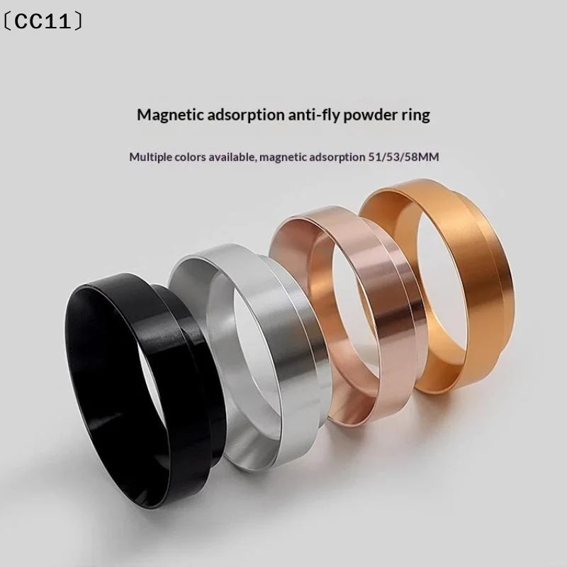 51 53 Magnetic Coffee Receiving Ring Anti-splash Powder Dosing Qme