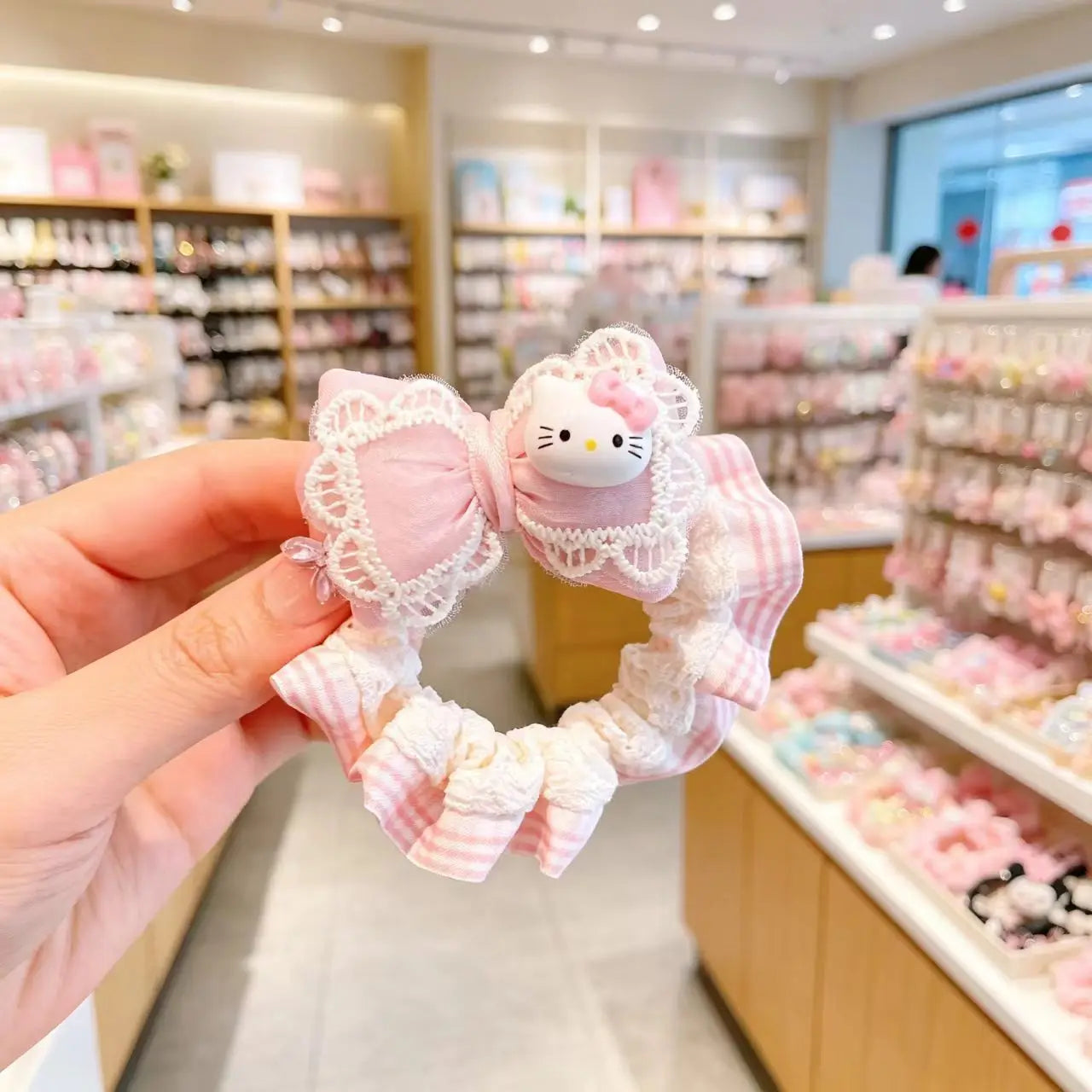 Hello Kitty Kuromi Hair Accessories, Melody School Hair Ties—Excellent Elasticity, Gentle on Hair Qme 12