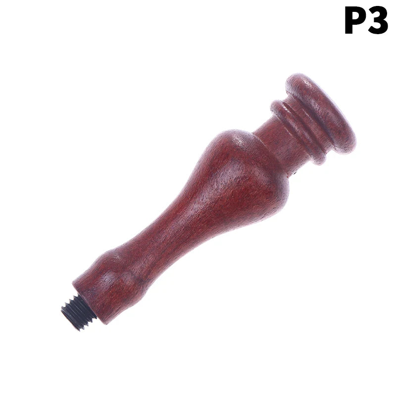 Wood Handle Wax Seal Stamp Accessories Portable Mini Diy Tool Retro Qme 03
