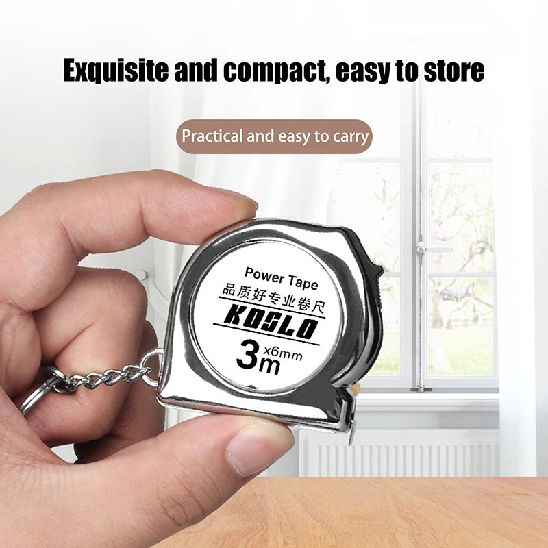 Mini Tape Measure Delicate Small Household Measuring Retractable Key Qme
