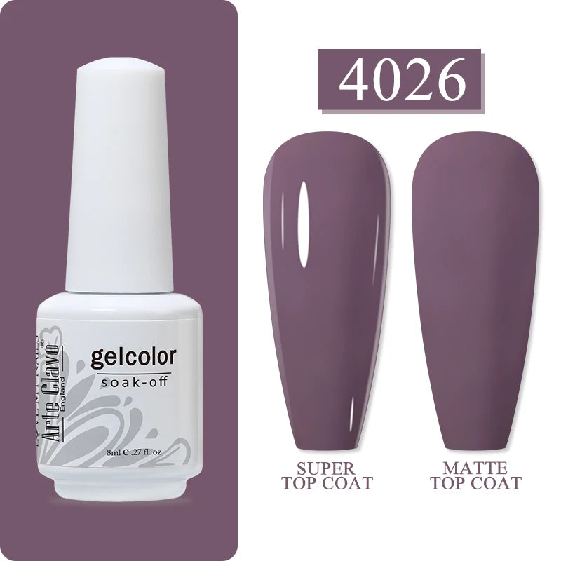 Arte Clavo Art Nails Varnish Base Coat Gel Nail Polish UV LED Lamp Qme 4026