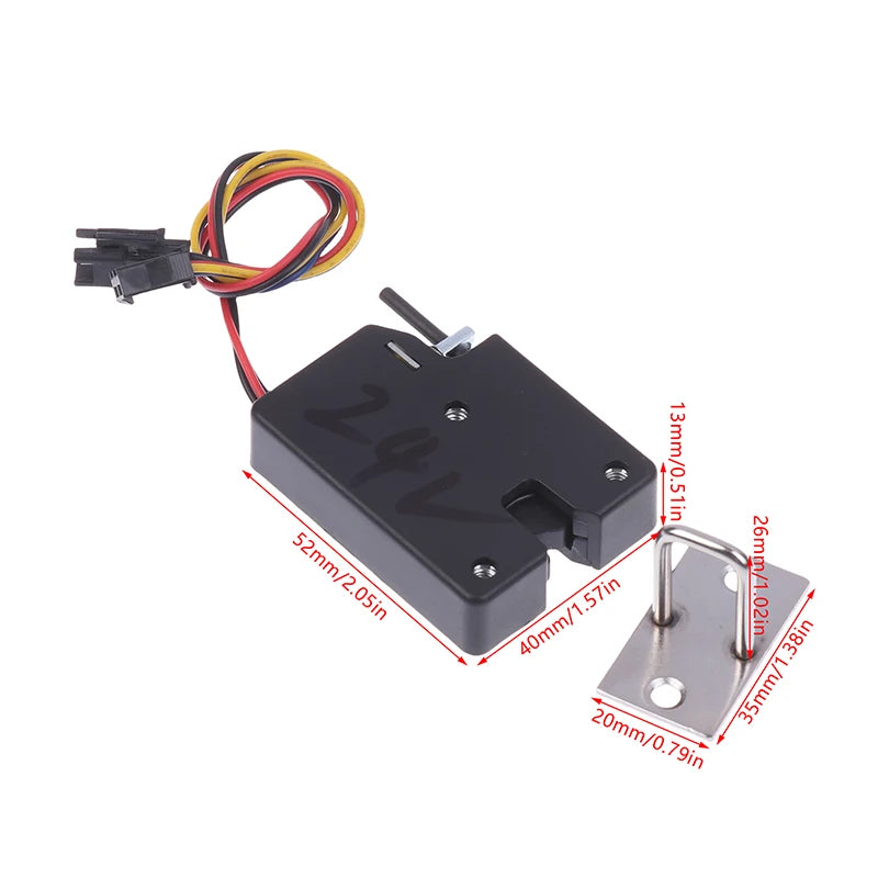 DC 5V 12V 24V Mini Small Electric Control Cabinet Door Lock Cabinet Lock Locker Drawer Lock Electronic Lock Access Control. Qme