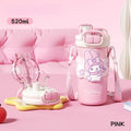 Kuromi Large-Capacity Insulated Cup Stylish New Model Insulated Straw Water Cup Student Water Bottle Qme 3