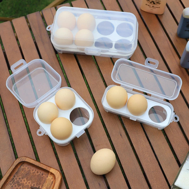 Egg Box Storage Outdoor Shockproof Portable Camping Shatterproof Tray Qme