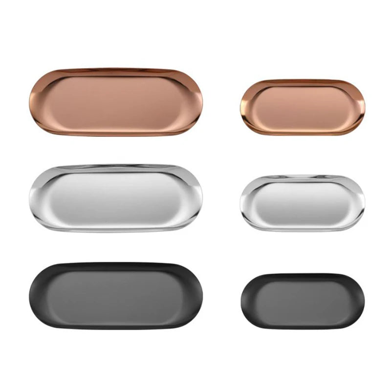 Shape Cosmetics Storage Table Jewelry Tray Multi-functional Home Qme
