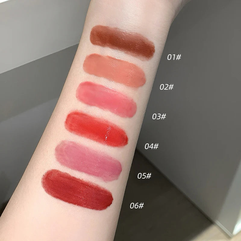 Gege Bear Mirror Lip Glaze Lipstick Moisturizing Effect Long-lasting Qme