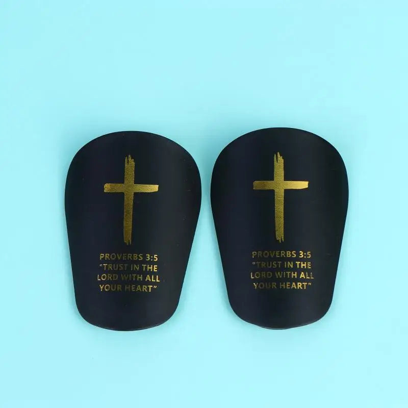 1Pair Christ Shin Guards Bibleverse Soccer Football Protective Pads Qme D 8x5cm