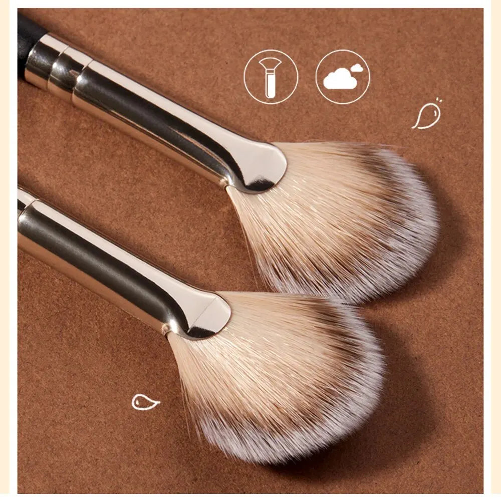 Highlighting Brush Soft Blusher Powder GECOMO Cosmetic 1 Make Up Qme