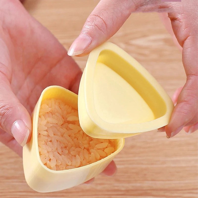 Diy Sushi Mold Onigiri Rice Ball Food Press Triangular Maker Japanese Qme