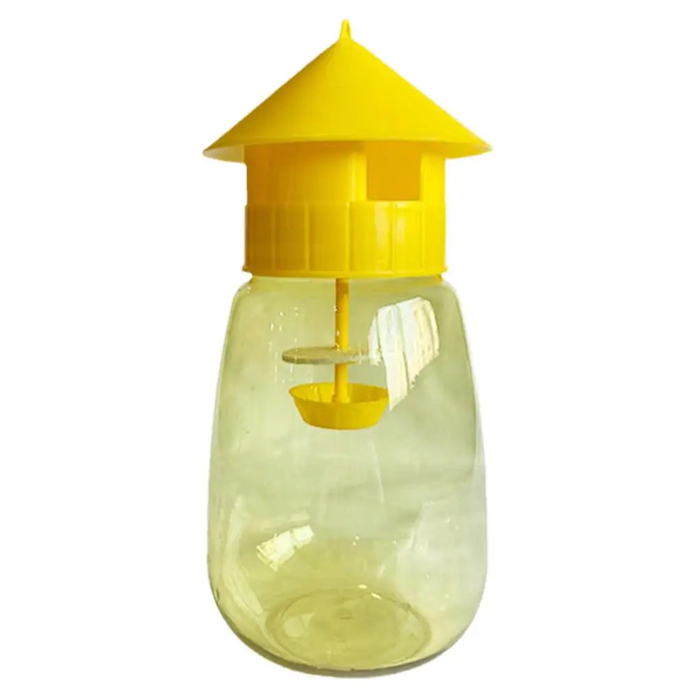 Fruit Fly Trap Killer Yellow Plastic Drosophila Trap Anti Fly Fruit Fly Killer Catcher Orchard Insect Trap Pest Control Tool Qme yellow