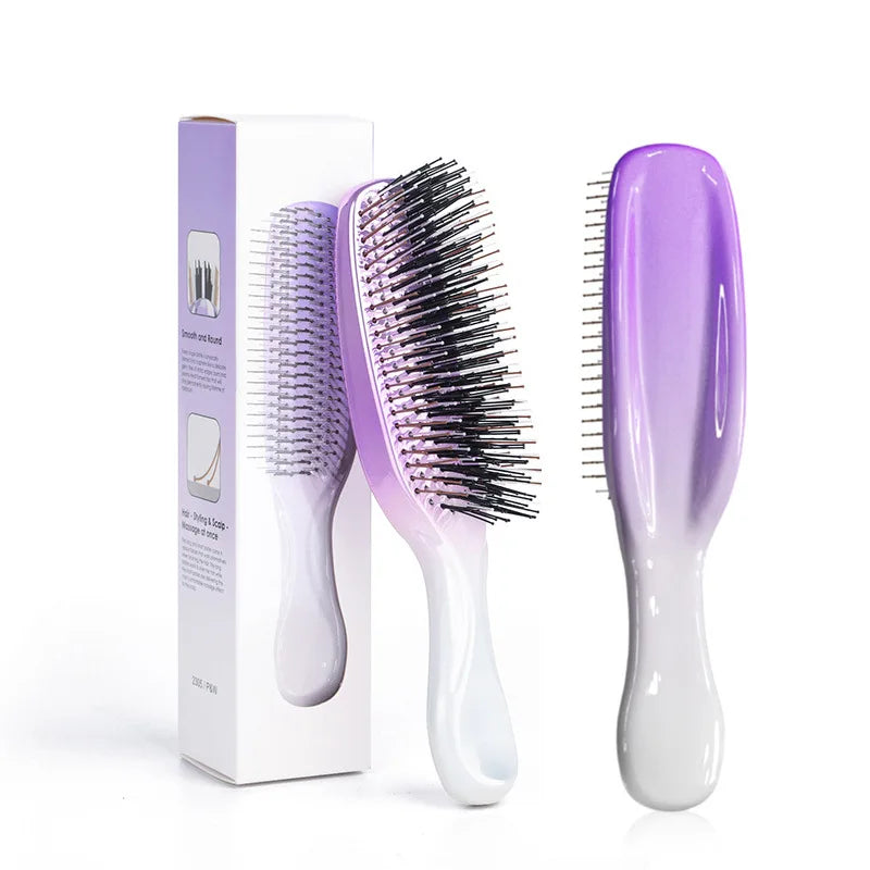 Japanese Premium Head Massager Scalp Brush Hair Shampoo Wet Plastic Qme Gradient Purple China Mainland