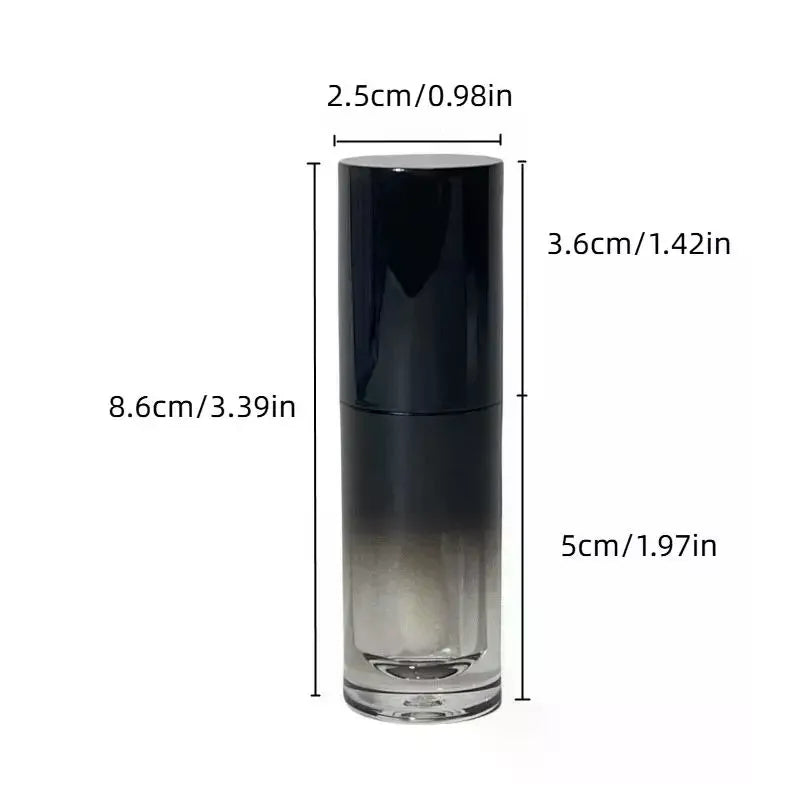 1 Empty Lip Gloss Tubes Round Thumb Brush Container Bottles Tube Used Qme