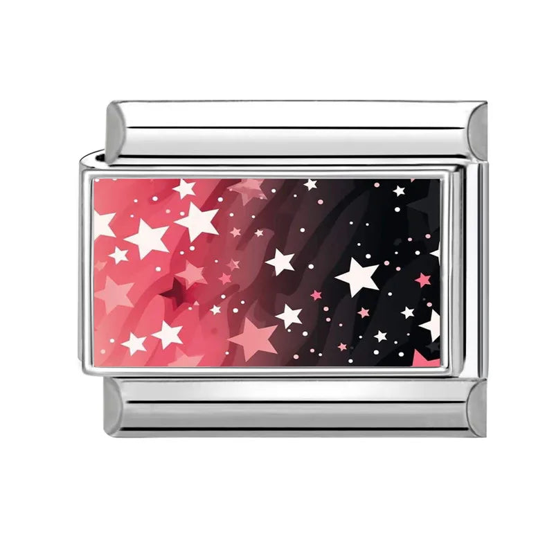 Fashion Green Grassland Daisy Flowers Cats Series Italian Charms Fit 9mm Stainless Steel Women Fashion Bracelet DIY Jewelry Gift Qme Style 10