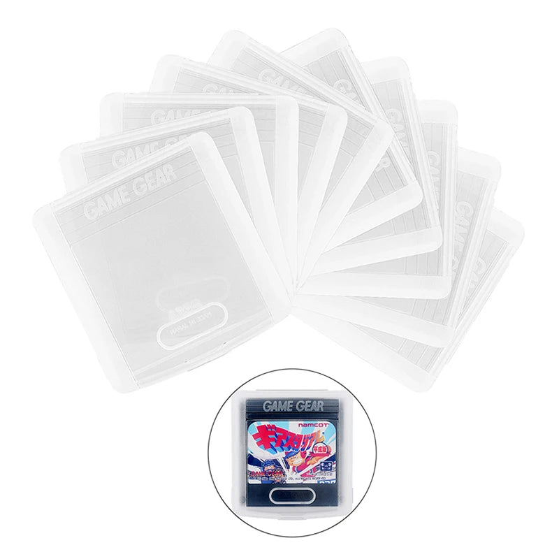 Single Game Card Storage Display Box Gear Cart GG Clear Replacement Qme Default Title