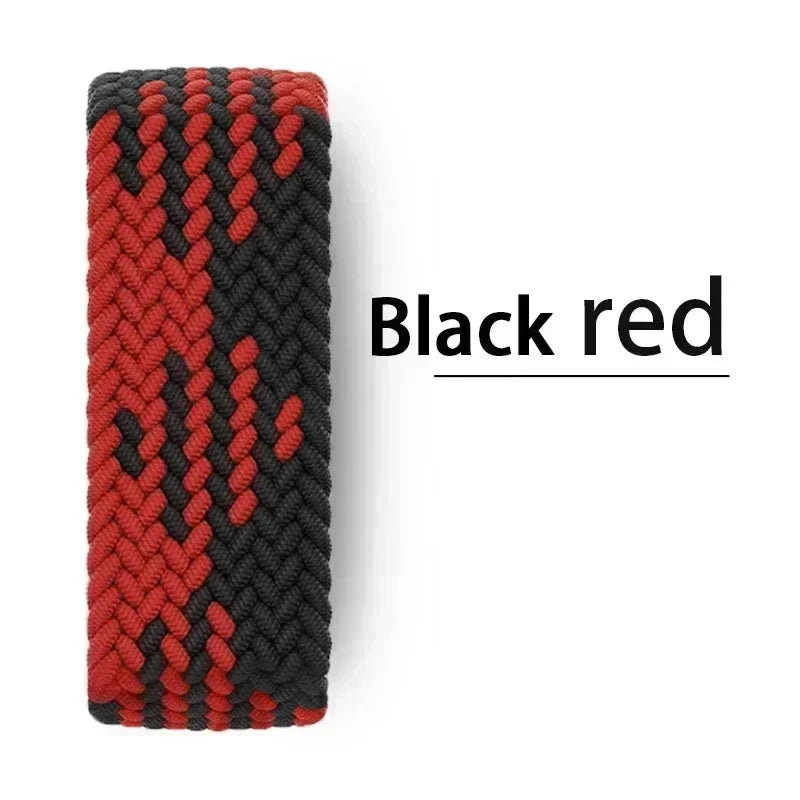 Band For Apple watch Series 10 46mm 42mm 9 7 8 5 SE 6 44mm 45mm 40mm 38 41mm Ultra 49mm bracelet correa Braided Solo Loop Strap Qme